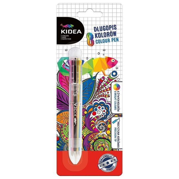 Penna A Sfera Kidea A 8 Colori N°8876-image