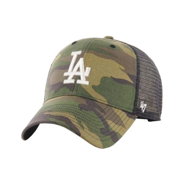47 Brand Trucker Cap - Branson Los Angeles Dodgers Wood Camo-image