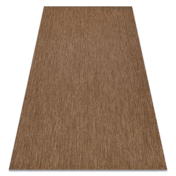 Tappeto Di Spago Sizal Flat 48663/870 Marrone GŁAdki Marrone 80X150 Cm-image