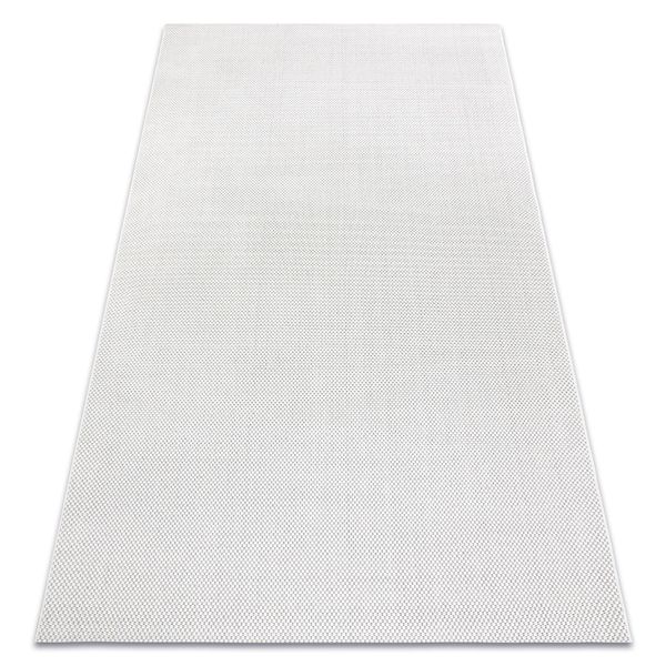 Tappeto Di Spago Sizal Flat 48663/060 Crema GŁAdki Bianca 80X150 Cm-image