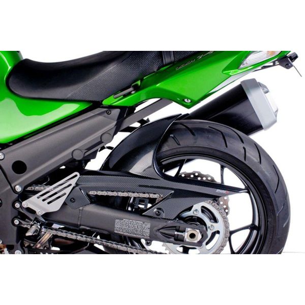 Puig 6043C Copricerchi Posteriori Per Kawasaki ZZR1400 Carbon Look-image