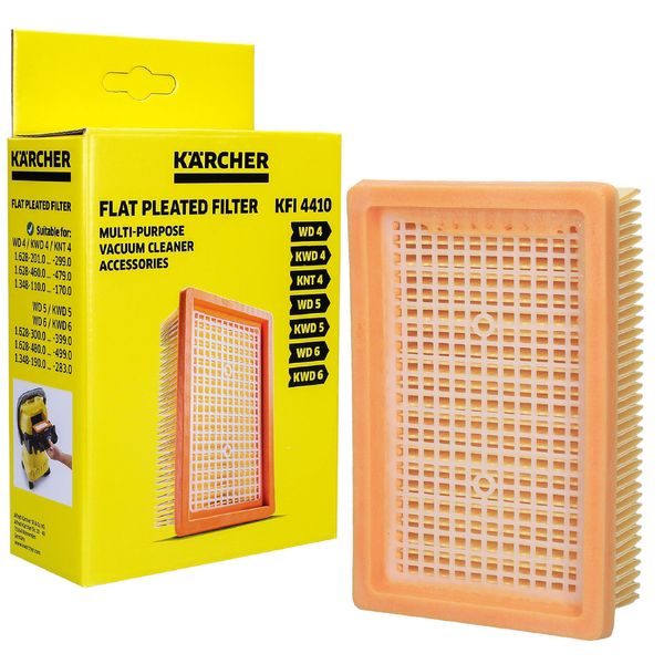 Filtro Adatto All'aspirapolvere KäRcher Wd Mv 4 5 6 P Filtro Piatto Pieghettato Premium-image