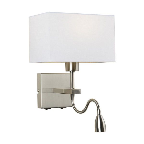 Italux Norte Lampada Da Parete Led Moderna In Nichel WL-1122-2-BL-SN-RC-WH-image