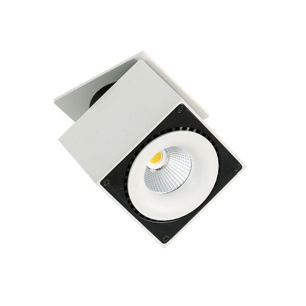 Sevilla Italux Led Apparecchio Da Incasso Bianco Mobile SL7562/28W 4000K Wh+Bl-image