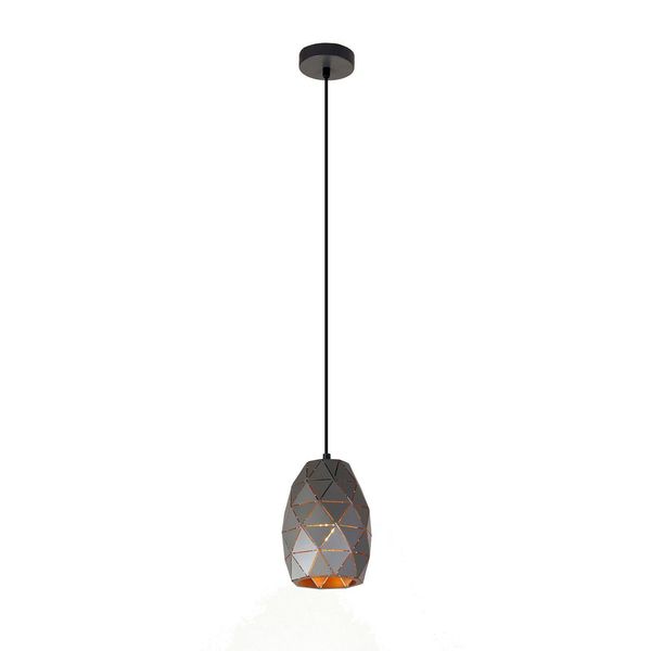 Italux Harley, Lampada A Sospensione Moderna In Grafite MDM-3480/1 Gr+Gd-image