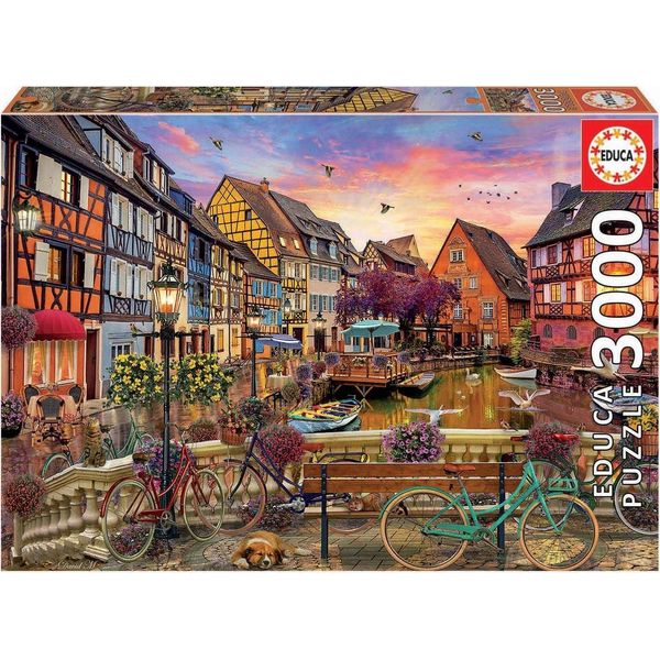 Educa 19051, Colmar, Puzzle Da 3000 Pezzi Per Adulti E Bambini Dai 14 Anni In Su, Francia, Alsazia-image
