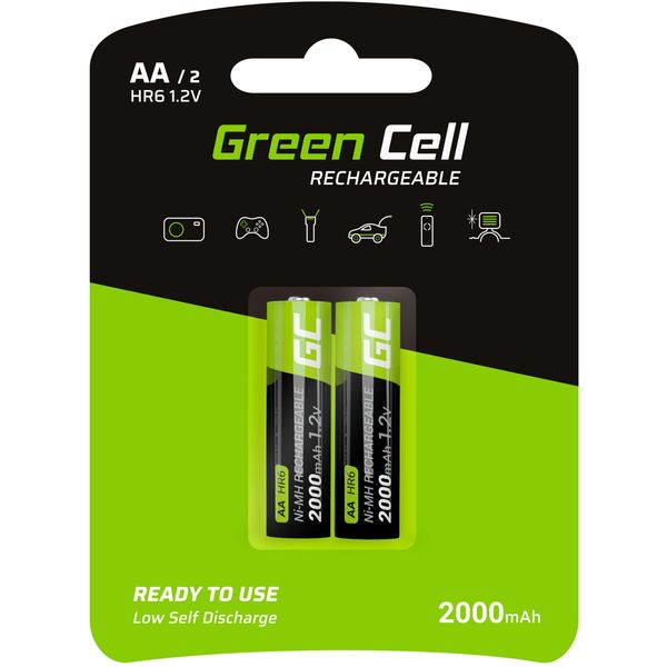 Green Cell GR06 Batteria Per Uso Domestico Batteria Ricaricabile Stilo Aa Nichel-Metallo Idruro (Nimh)-image