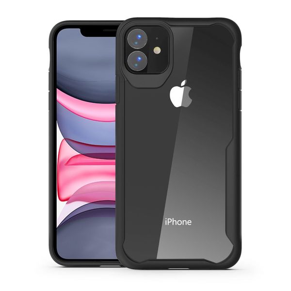Custodia Protettiva Per Apple Iphone 11 Xi 2019 6,1 Pollici Custodia Sottile Custodia Per Telefono Cellulare Tpu All'aperto Antiurto Protezione Extra Leggero Nero-image