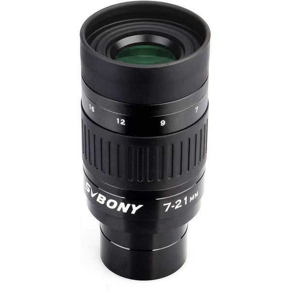 Svbony SV135 Oculare Per Telescopio Da 1,25 Pollici, Oculare Zoom 7-21 Mm, Oculare Per Telescopio Con Zoom Fmc Pellicola Verde Per Accessori Per Telescopio-image