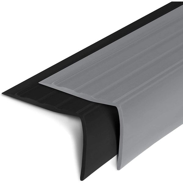 Profilo Paragradino Michigan Profilo Paragradino In Pvc A L 45X42 Mm Nero Lunghezza: 120 Cm-image