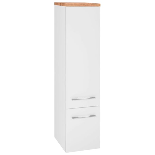 Midischrank Welltime "Davos", Weiß (Weiß, Weiß, Matt), B:30Cm H:130Cm T:35Cm, SchräNke, Midischrank-image