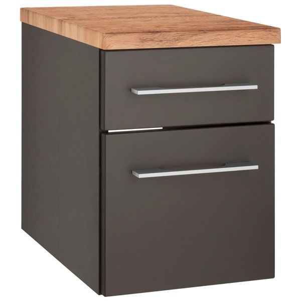 Unterschrank Welltime "Davos", Grau (Grau, Graphit), B:30Cm H:41Cm T:47Cm, SchräNke, Unterschrank-image