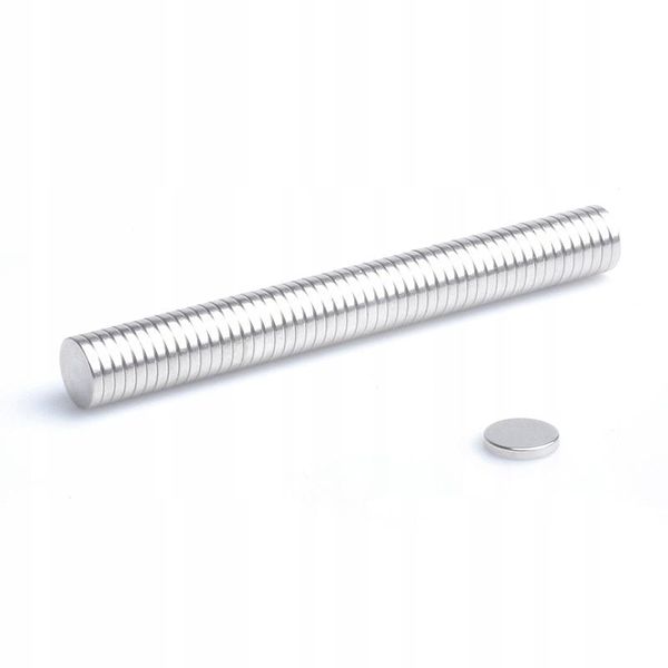 Magneti Al Neodimio 6X1,5 Mm N38 100 Pezzi, Estremamente Forti, Lavagne Magnetiche, Frigoriferi, Lavagne Bianche, Fai Da Te-image