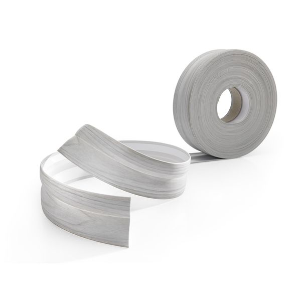 Quest Battiscopa In Pvc Autoadesivo 23X32Mm, 25M, Battiscopa Morbido, Flessibile, Betulla-image