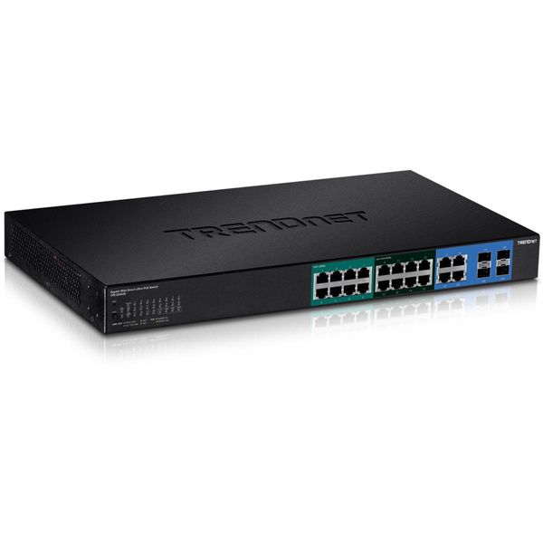 Trendnet TPE-204US Trendnet Switch 20-Port Gbit Upoe 370W Web Smart 19""-image