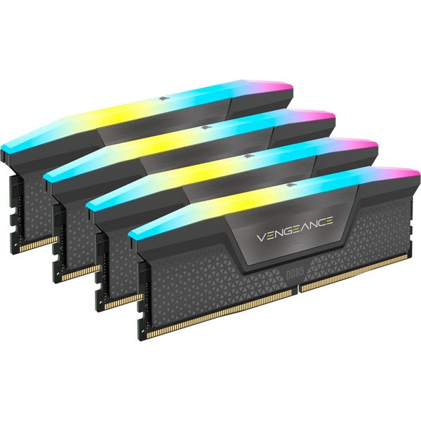 DDR5 64GB Pc 6600 CL32 Corsair Kit (4X16Gb) Vengeance Rgb B Retail-image