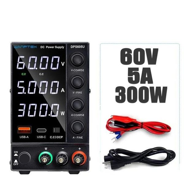 Alimentatore Da Laboratorio, Tensione Regolabile, Display A Led, Dps 60V 5A-image