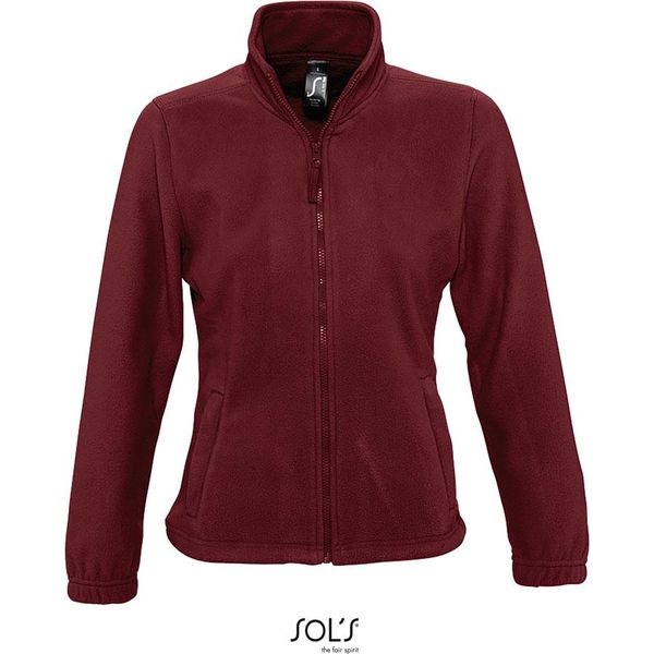 Sols 54500 | Giacca In Pile Da Donna North Con Pile Anti-Pilling - Colore: Borgogna - Taglia: Xl-image