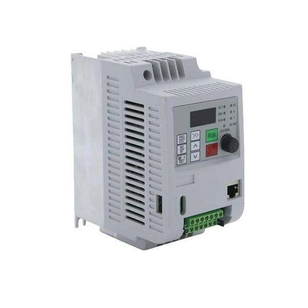 Inverter A Frequenza Variabile, Inverter Motore 50Hz/60Hz, Ingresso Monofase 15Kw, 220V 0,75KW (Bianco), 1 Fase 220V, 3 Fasi 220V-image
