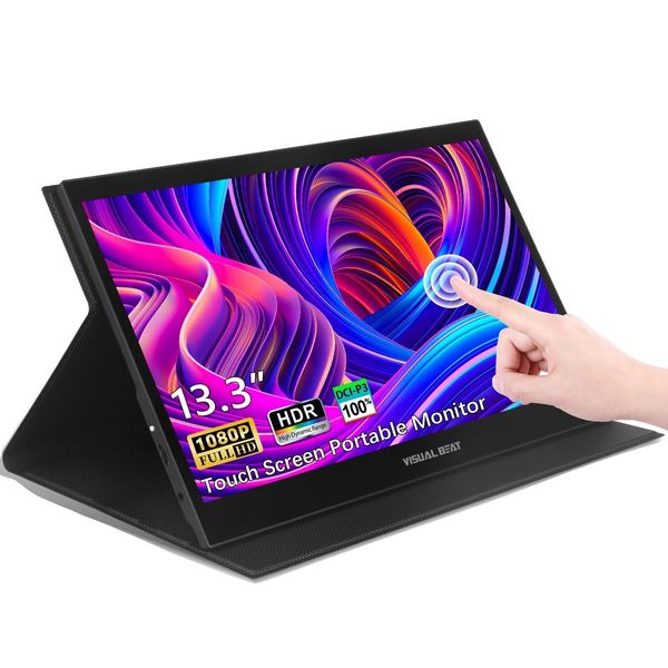 Monitor Touchscreen Portatile, 13,3" Fhd Ips, HDR10, Touchscreen"-image