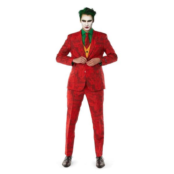 Costume Da Joker Scarlatto - Carnevale Halloween Taglia: M-image