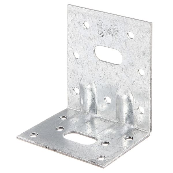 Alberts 869168 Connettore Angolare Per Carichi Pesanti Con Due Sfere, Zincato Sendzimir, 50 X 77 X 64 Mm, Set Da 50-image