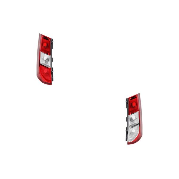 Johns, Fanale Posteriore Fanale Posteriore Adatto Per Dacia Dokker 11/2012- Set Destro E Sinistro 265556730R 265551619R 265500284R 265509604R-image