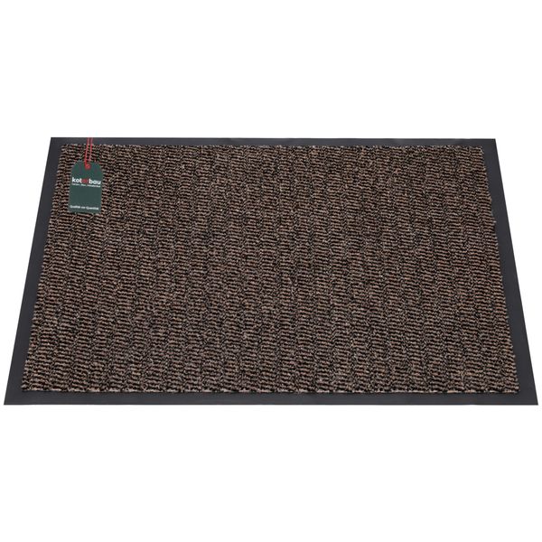 Kotarbau® Clin Zerbino Antiscivolo Tappetino Antisporco Tappetino Per La Pulizia Marrone 60X80 Cm-image