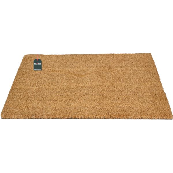 Kotarbau® Zerbino Antiscivolo Tappetino Antisporco Tappetino Per La Pulizia In Fibra Di Cocco Colore Naturale 35X60 Cm-image