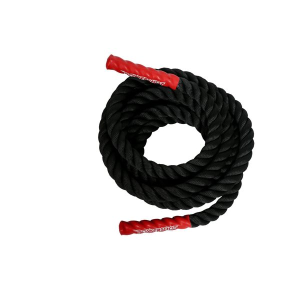 Corda A Forma Di Onda - Allenamento Di Forza Fitness 9M X 38Cm - Powershot - Allenamento Cardio E Di Forza-image