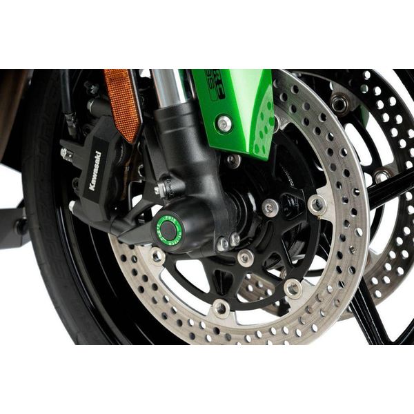 Puig 20027N Regolatore Assale Anteriore PHB19 Per Kawasaki Z800 Nero-image