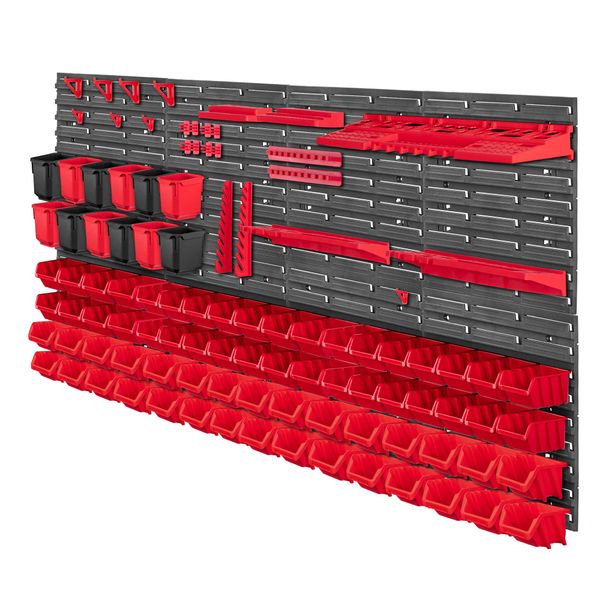 Parete Attrezzi Kadax 156X78Cm 103 Box Garage Officina-image