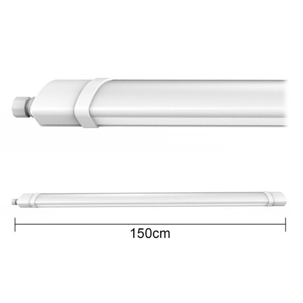 Plafoniera Stagna A Led 150Cm 70W 7000 Lm IP65 4000K-image