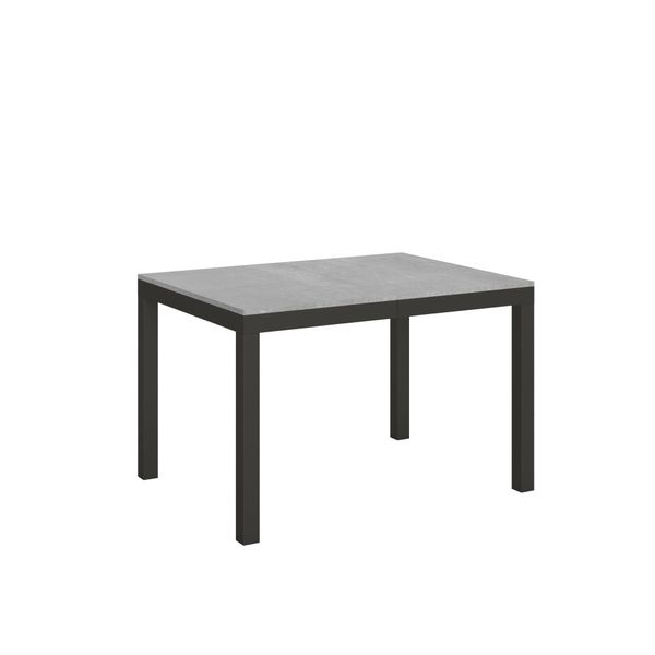 Itamoby - Tavolo Allungabile 120/380X90 Cm Everyday Evolution Cemento Telaio E Gambe Antracite-image