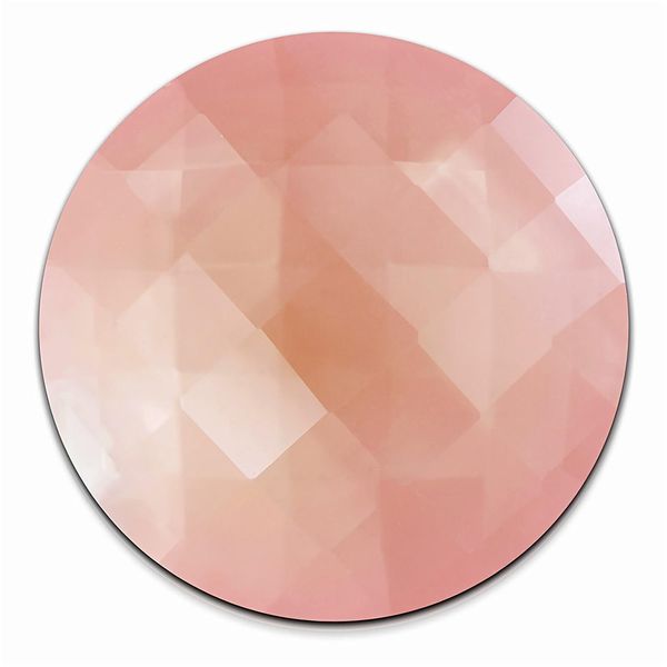 Amello Moneta Gioiello Rosa 30 Mm Intarsio Moneta Plastica Acrilico Donna ESC708A-image