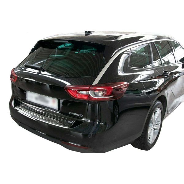 Protettore Paraurti In Acciaio Inox Cromato Per 2017 Bj Opel Insignia B Sports Tourer-image