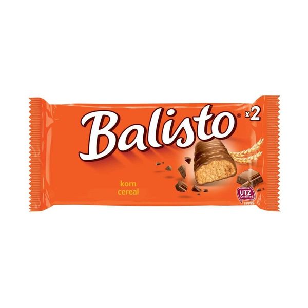 Balisto Korn Mix Barretta Di Biscotto Integrale Ricoperta Di Cioccolato Al Latte 37G-image