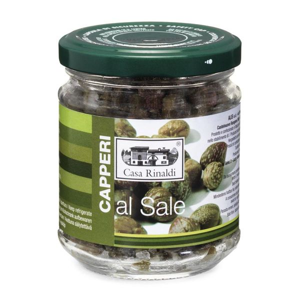 Capperi Di Casa Rinaldi Con Sale In Barattolo Senza Liquido Di Infusione 130G-image