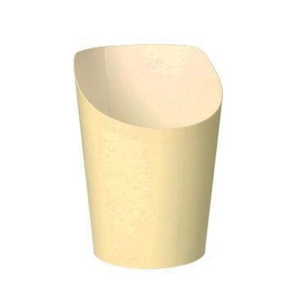 Coppa Snack In Cartone Papstar Per To Go In Beige 160 Ml 75 Pezzi-image