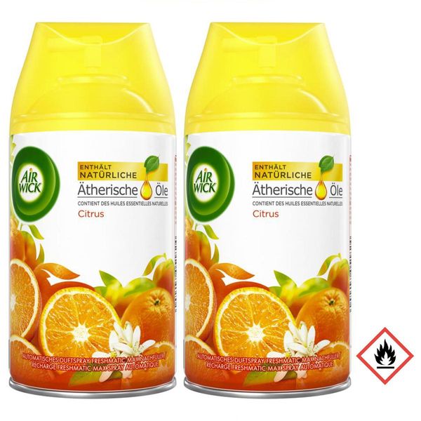 Air Wick Freshmatic Max Ricarica Di Profumo Agli Agrumi Da 250 Ml Confezione Da 2 Pezzi-image