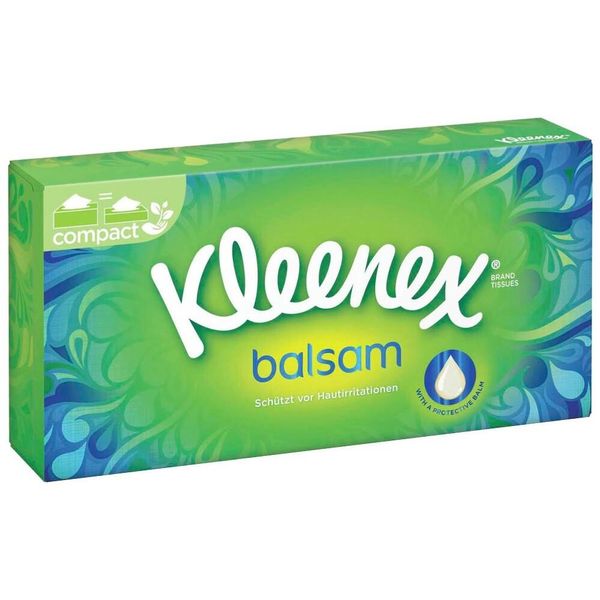 Scatola Di Fazzoletti Kleenex Balsam Con Balsamo Alla Calendula Confezione Da 4 Pezzi-image