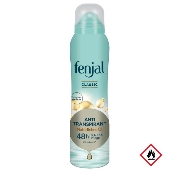 Fenjal Spray Antitraspirante 48H Classic Con Olio Naturale 150Ml-image
