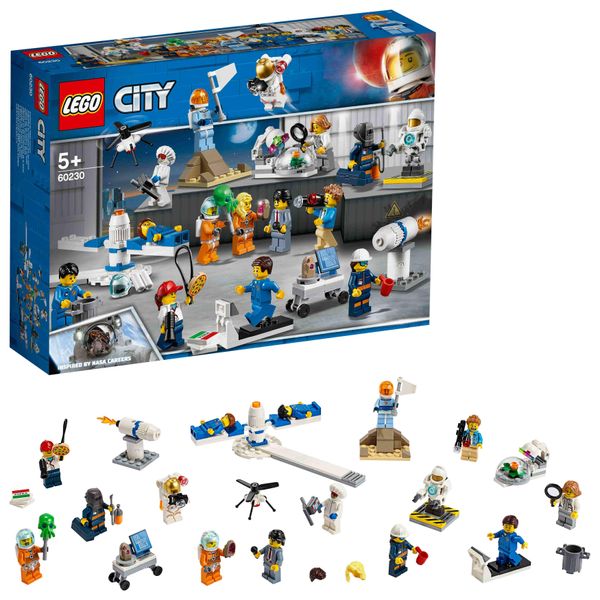 Lego® City 60230 Set Di Personaggi Del Porto Spaziale - Ricerca Spaziale-image