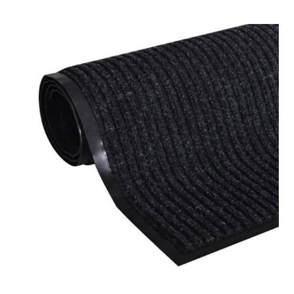 Zolta Zerbino 80X120 Cm Per Esterni E Interni - Zerbino Lavabile - Zerbino Per Esterni - Zerbino Antiscivolo - Zerbino Antiscivolo - Tappetino Per Scarpe Porta D'ingresso - Nero-image