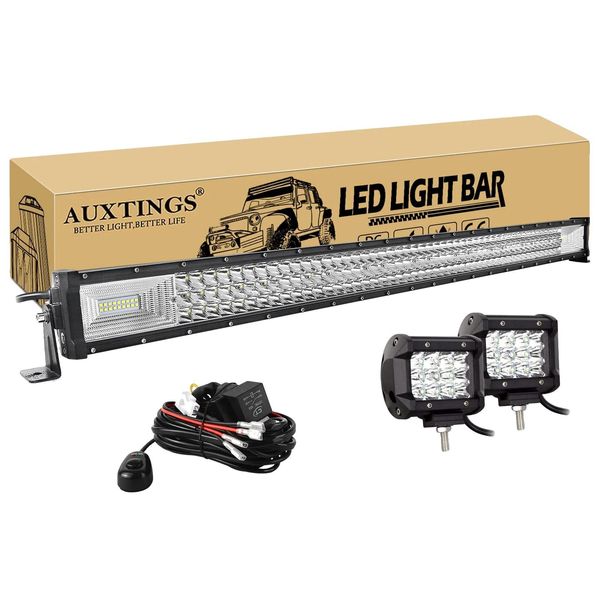 Striscia Luminosa A Led, Alta Luminosità 270W-675W, Impermeabile IP67, Filo Da 42 Pollici 540W-image