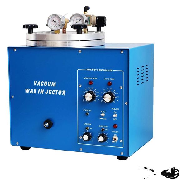 Macchina Per La Colata Sottovuoto E La Spruzzatura Di Cera Per Gioielli, Capacità Di Cera 3KG, Controllo Preciso Della Temperatura, 220V-image