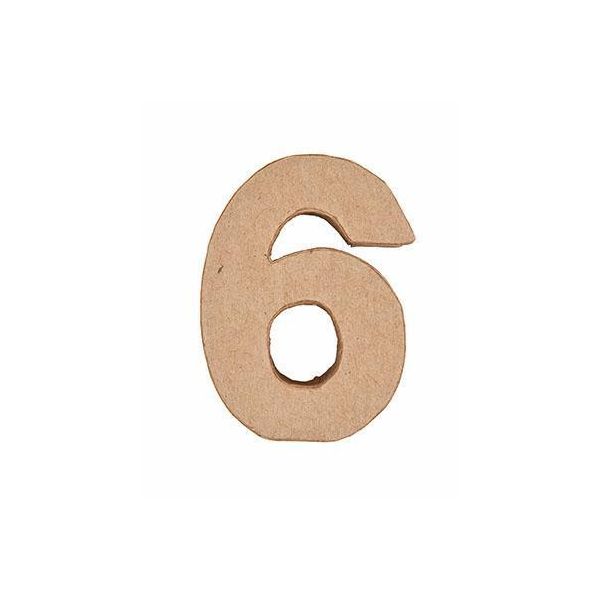 Numero Di Cartapesta "6"" In Piedi Per L'artigianato Creativo Rico Idea Di Design"-image