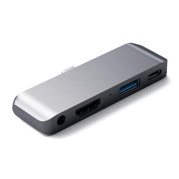 Satechi ST-TCMPHM Replicatore Di Porte E Docking Station Per Laptop Usb 3.2 Gen 1 (3.1 Gen 1) Type-C Grigio-image