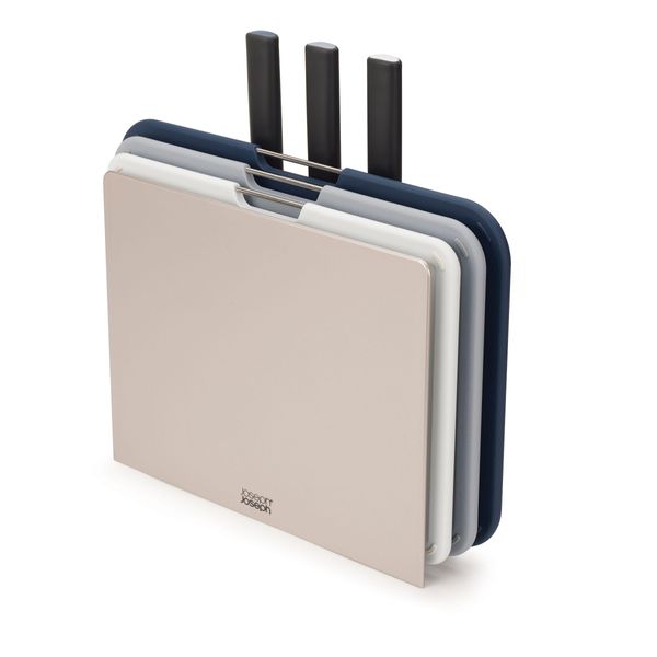 Joseph Joseph Nest Taglieri Plus Set Di 6 Pezzi Di Coltelli E Taglieri Argento-image