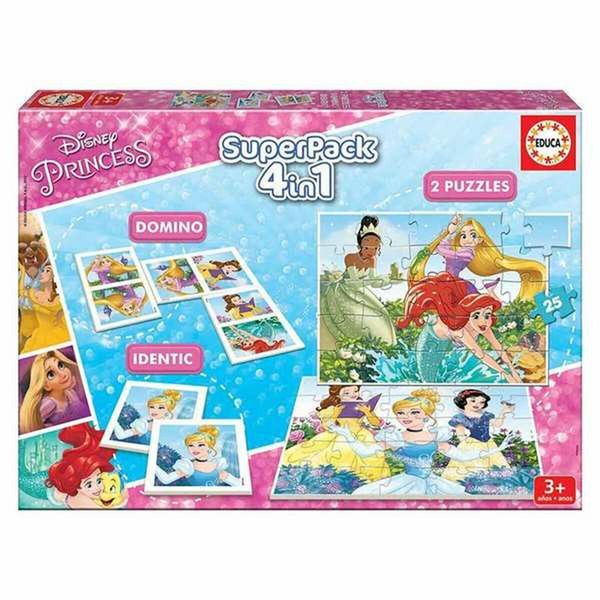 Educa Principesse Disney 4In1 Playset-image